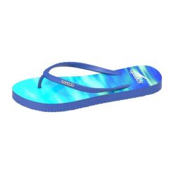Japonki Speedo M Flip Flop. Niebieskie klapki Speedo, bez wzorów, bez obcasa. Za 84.99 zł.