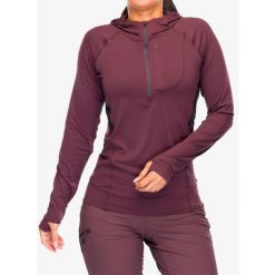 Bluza damska Black Diamond Alpenglow Pro Hoody. Fioletowe bluzy Black Diamond, bez wzorów, bez kaptura. Za 366.99 zł.