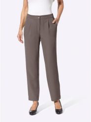 WITT WEIDEN Spodnie w kolorze szarobrązowym rozmiar: W21. Brązowe spodnie materiałowe WITT WEIDEN, na co dzień, bez wzorów, z materiału. Za 43.99 zł.