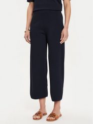 Max Mara Leisure Spodnie materiałowe Grembo 24263360 Granatowy Relaxed Fit. Niebieskie spodnie materiałowe Max Mara Leisure, s, bez wzorów, z materiału. Za 579.99 zł.