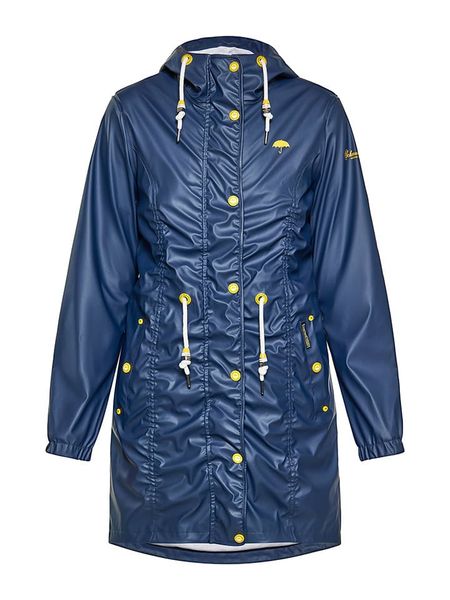 Schmuddelwedda Płaszcz przeciwdeszczowy w kolorze granatowym rozmiar: XS. Niebieskie kurtki sportowe Schmuddelwedda, xs, bez wzorów, bez kaptura. Za 336.61 zł.