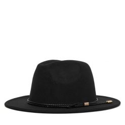 Kapelusz Guess. Czarne kapelusze Guess, z aplikacjami. Za 234.99 zł.
