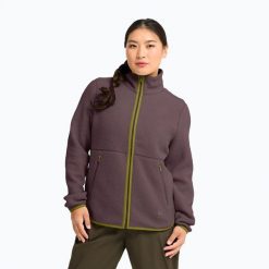 Bluza polarowa damska Jack Wolfskin Lite Curl Full Zip. Fioletowe bluzy Jack Wolfskin, m, bez wzorów, z materiału, bez kaptura. Za 509.99 zł.
