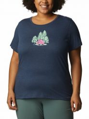 Columbia Koszulka "Daisy Days™" w kolorze granatowym rozmiar: XS. Niebieskie bluzki Columbia, xs, bez wzorów, z bawełny, bez kołnierzyka, bez ramiączek. Za 41.98 zł.