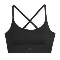 Damski Biustonosz Sportowy F079. Czarne bielizna sportowa 4f, l, bez wzorów. Za 184.99 zł.