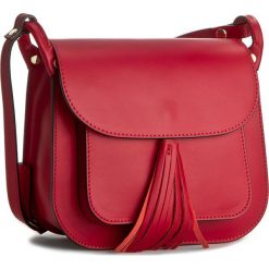 Torebka CREOLE - K10197 Czarwony/Czarny. Czerwone listonoszki Creole, bez wzorów, ze skóry, eleganckie, bez dodatków. W wyprzedaży za 179.00 zł.