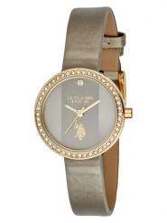 U.S. Polo Assn. Zegarek kwarcowy w kolorze złoto-szarobrązowym rozmiar: onesize. Brązowe, analogowe zegarki U.S. Polo Assn., metalowe. Za 217.99 zł.