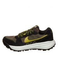 Nike Skórzane sneakersy "ACG Lowcate" w kolorze oliwkowo-czarno-żółtym rozmiar: 42. Brązowe trampki Nike, bez wzorów, bez zapięcia. Za 233.87 zł.