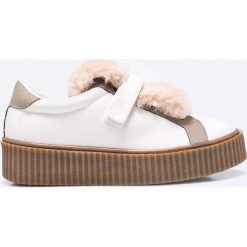 Gioseppo - Buty. Białe obuwie sportowe Gioseppo, z gumy, bez zapięcia. W wyprzedaży za 69.90 zł.