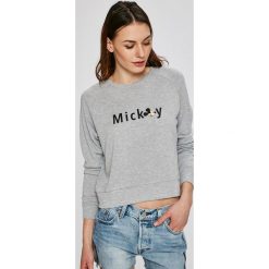 Tally Weijl - Bluza Disney Mickey Mouse. Szare bluzy sportowe TALLY WEIJL, l, z motywem z bajki, z dzianiny, bez kaptura. W wyprzedaży za 59.90 zł.