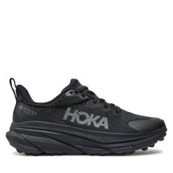 Buty do biegania Hoka. Czarne obuwie sportowe HOKA, z gore-texu, bez zapięcia, do biegania, gore-tex. Za 819.99 zł.
