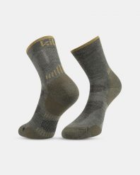Uniseksowe skarpety outdoorowe Kilpi MIRIN-U. Zielone skarpety Kilpi, bez wzorów, z materiału. Za 138.03 zł.