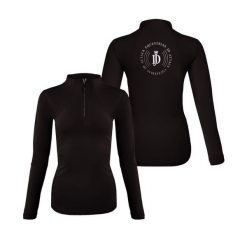 Bluzka techniczna Cathrine Black. Czarne bluzki JD ATTACK, bez wzorów, sportowe, bez kołnierzyka, bez ramiączek. Za 229.00 zł.