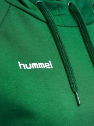 Bluza do piłki ręcznej damska Hummel hml GO z kapturem. Zielone bluzy Hummel, na wiosnę, s, z aplikacjami, z bawełny, z kapturem. Za 185.50 zł.