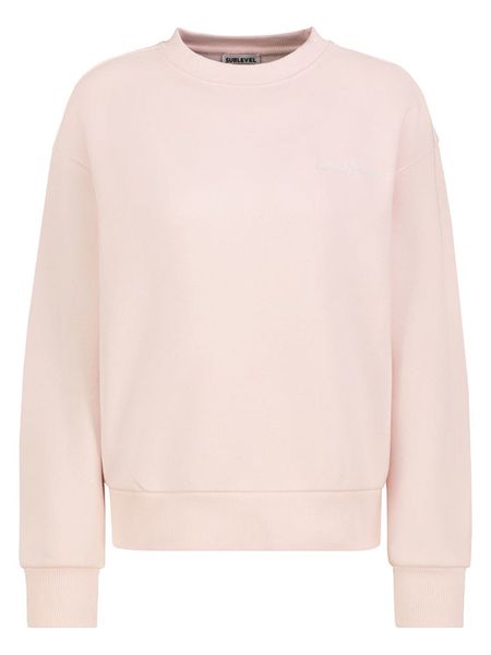 Sublevel Bluza w kolorze jasnoróżowym rozmiar: XL. Różowe bluzy Sublevel, xl, z aplikacjami, bez kaptura. Za 133.60 zł.