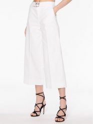 Pinko Jeansy Peggy 100168 A0G7 Biały Flare Fit. Białe jeansy Pinko, bez wzorów. Za 549.99 zł.