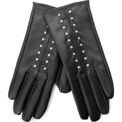 Rękawiczki ACCCESSORIES 1W6-002-AW18. Czarne rękawiczki ACCCESSORIES, bez wzorów, ze skóry ekologicznej. W wyprzedaży za 19.99 zł.