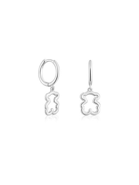 TOUS Kolczyki New Silueta 1004438900 Srebrny. Szare kolczyki Tous, srebrne. Za 299.99 zł.