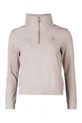 Bluza damska z zamkiem 1/2 Lauria Garrelli Limone. Brązowe bluzy LAURIA GARRELLI, m, bez wzorów, z materiału, bez kaptura. Za 249.50 zł.