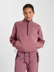 Bluza damska Hummel Tech Boxy. Fioletowe bluzy Hummel, na jesień, xs, bez wzorów, z bawełny, bez kaptura. Za 281.25 zł.