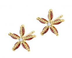 Kolczyki srebrne z cyrkoniami. Szare kolczyki Apart, z cyrkonią, pozłacane. Za 139.00 zł.