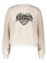 ONLY Bluza w kolorze kremowym rozmiar: M. Brązowe bluzy Only, m, bez wzorów, z bawełny, bez kaptura. Za 79.59 zł.