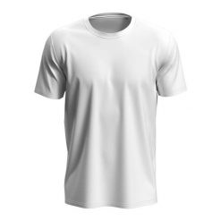 Koszulka Unisex Dla Dorosłych Lux. Białe bluzki STEDMAN, xl, bez wzorów, sportowe, bez kołnierzyka, bez ramiączek. Za 45.99 zł.