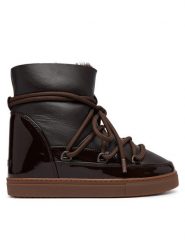 Inuikii Śniegowce Gloss Wedge 1001.004.0052.150 Brązowy. Brązowe trapery i śniegowce Inuikii, ze skóry. Za 1,329.00 zł.