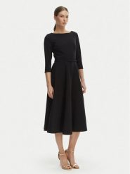 Rinascimento Sukienka koktajlowa CFC0127892003 Czarny Regular Fit. Czarne sukienki Rinascimento, s, bez wzorów, z syntetyku, wizytowe, bez kołnierzyka, bez ramiączek. Za 699.99 zł.