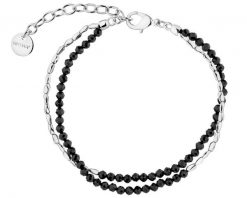 Bransoletka z mosiądzu rodowana ze spinelami. Bransoletki Apart, z mosiądzu. Za 179.00 zł.