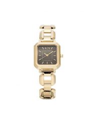 Armani Exchange Zegarek Leila AX5738 Złoty. Żółte, analogowe zegarki Armani Exchange, ze stali. Za 789.99 zł.