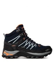 CMP Trekkingi Rigel Mid Wmn Trekking Shoes Wp 3Q12946 Granatowy. Niebieskie trekkingi CMP, z nubiku, trekkingowe. Za 379.99 zł.
