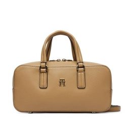 Torebka Tommy Hilfiger. Brązowe torebki klasyczne TOMMY HILFIGER, bez wzorów, bez dodatków. Za 649.99 zł.
