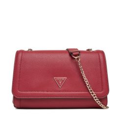 Torebka Guess. Czerwone torebki klasyczne Guess, z aplikacjami, bez dodatków. Za 589.99 zł.