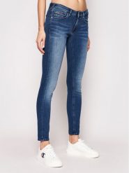 Tommy Jeans Jeansy Sophie DW0DW09214 Granatowy Skinny Fit. Niebieskie jeansy Tommy Jeans, bez wzorów. Za 259.99 zł.