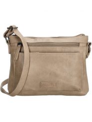 Beagles Torebka "Murcia" w kolorze beżowym - 23 x 18 x 5 cm rozmiar: onesize. Brązowe torby na ramię Beagles, bez wzorów, z materiału, na ramię, bez dodatków. Za 56.99 zł.