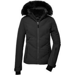 Kurtka narciarska damska Killtec KSW 58. Czarne kurtki narciarskie Killtec, bez wzorów, bez kaptura, narciarskie. W wyprzedaży za 749.99 zł.