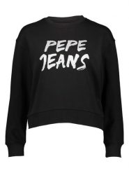 Pepe Jeans Sweter w kolorze czarnym rozmiar: L. Czarne swetry Pepe Jeans, l, bez wzorów, z bawełny, bez ramiączek. Za 143.56 zł.