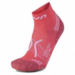 Skarpety do biegania damskie Uyn Run Super Fast Coral. Czerwone skarpety Uyn, bez wzorów. Za 84.99 zł.