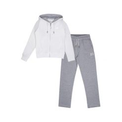 Bluza z bawełna z kaptur na czas wolny na co dzień. Białe bluzy LEONE 1947 APPAREL, bez wzorów, z bawełny, bez kaptura. W wyprzedaży za 112.15 zł.