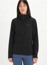 MARMOT Bluza polarowa damska Women's Leconte Fleece Jacket black-M. Czarne bluzy Marmot, m, bez wzorów, z elastanu, bez kaptura. Za 262.40 zł.