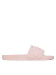 Calvin Klein Jeans Japonki Slide Pu Hf Mg YW0YW01879 Różowy. Czerwone klapki Calvin Klein Jeans, bez wzorów, z jeansu, bez obcasa. Za 199.99 zł.