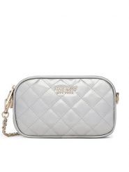 Nine West Torebka LILLA2 Srebrny. Szare listonoszki Nine West, bez wzorów, z materiału, bez dodatków. Za 149.99 zł.