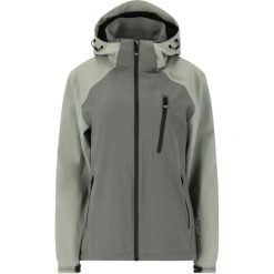 Damska kurtka wodoodporna Weather Report Camelia. Zielone kurtki sportowe Weather Report, bez wzorów, bez kaptura. Za 381.50 zł.
