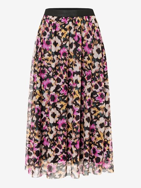 More & More Spódnica w kolorze czarno-różowym rozmiar: 38. Czarne spódnice More & More, bez wzorów, z tiulu, maxi. Za 109.26 zł.