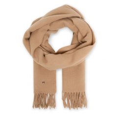 Szalik Weekend Max Mara. Brązowe szaliki Weekend Max Mara, bez wzorów. Za 519.99 zł.