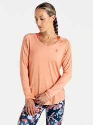 Dare 2b Koszulka sportowa "Discern" w kolorze pomarańczowym rozmiar: 46. Pomarańczowe koszulki sportowe Dare 2b, bez wzorów, z materiału, bez ramiączek, outdoorowe. Za 52.30 zł.