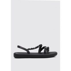 Sandały dla kobiet Ipanema MEU SOL FLAT. Czarne sandały Ipanema, bez wzorów, z materiału, sportowe, bez obcasa, bez zapięcia. Za 89.00 zł.