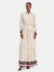 Marciano Guess Sukienka koszulowa 6RGK33 7439A Écru Regular Fit. Sukienki Marciano Guess, z aplikacjami, z wiskozy, bez kołnierzyka, bez ramiączek, koszulowe. Za 1,549.00 zł.