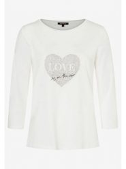 More & More Koszulka w kolorze kremowym rozmiar: 42. Brązowe bluzki More & More, bez wzorów, bez kołnierzyka, bez ramiączek. Za 78.10 zł.